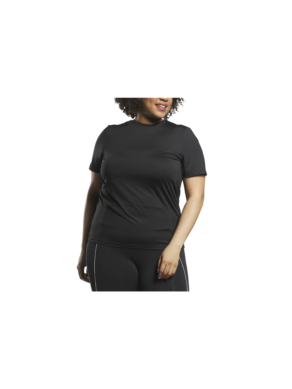 Reebok Identity Training Speed Wick T-Shirt Black Plus Size 2X